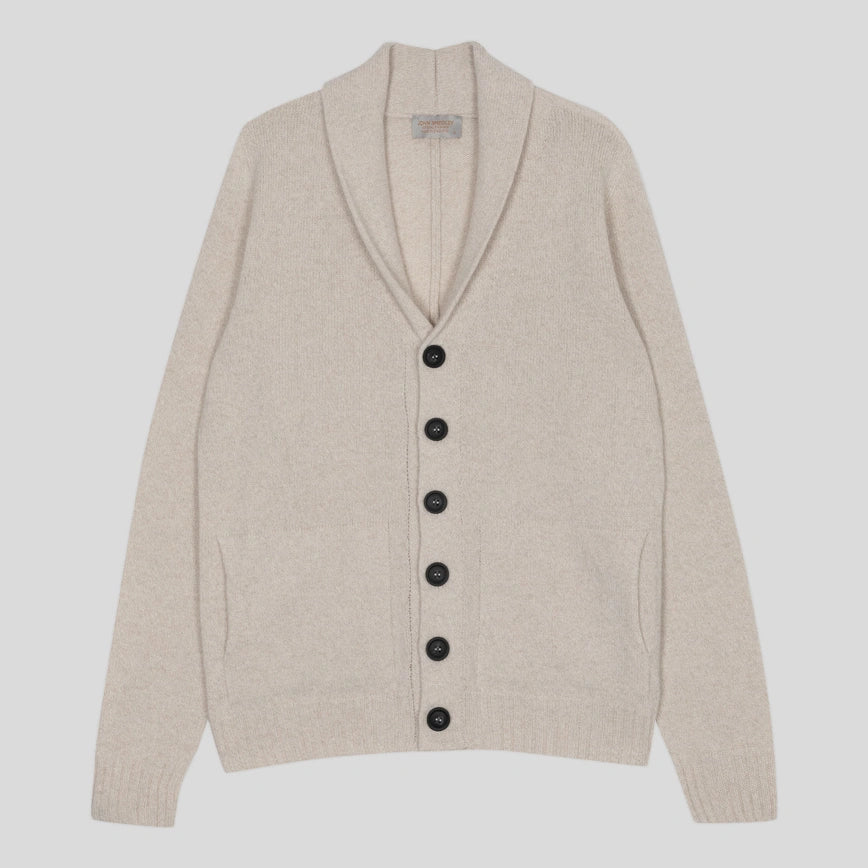 JSY ROCKFORD Men Cashmere X Merino Shawl Collar Jacket Pampas