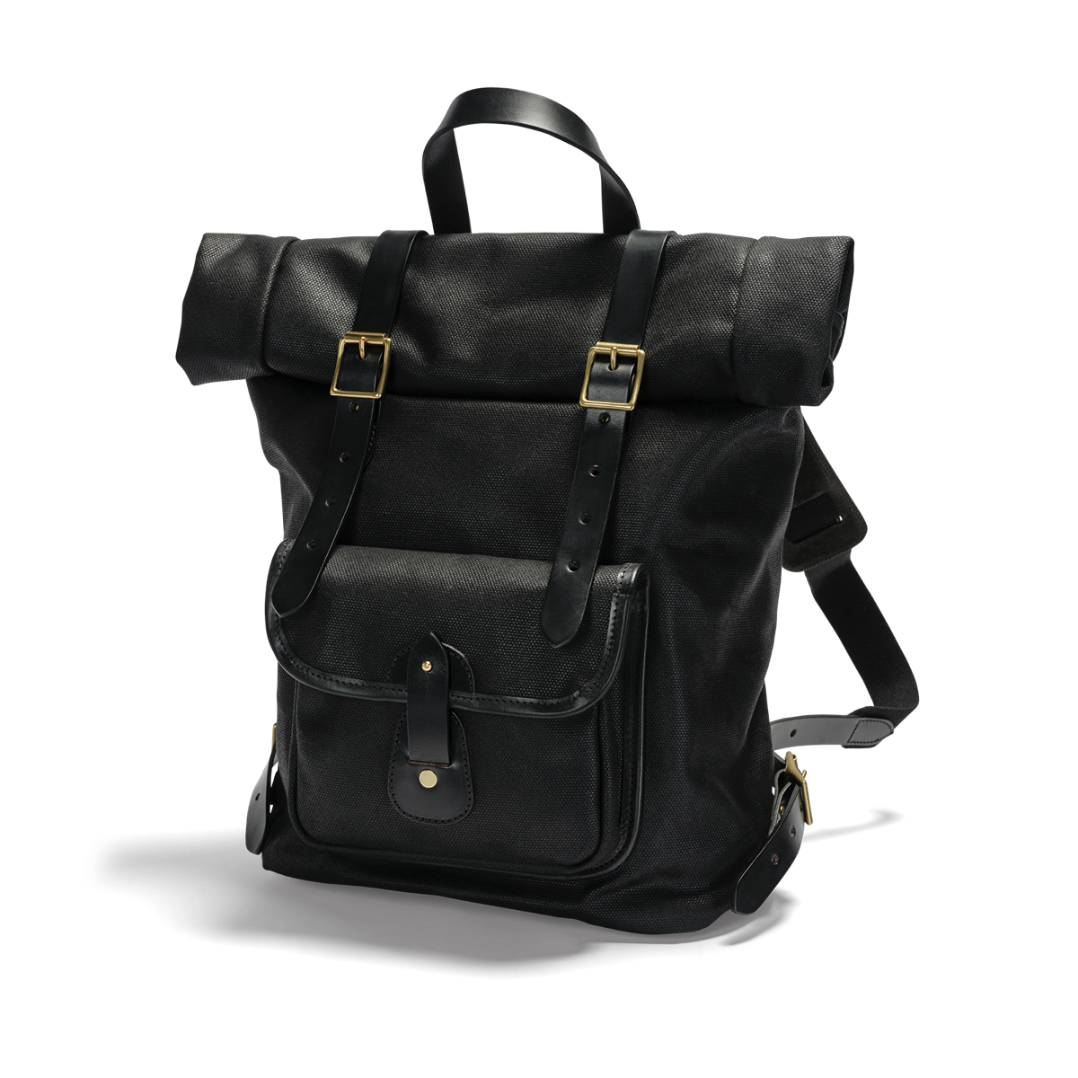 CRT Vintage Waxed Roll Top Backpack
