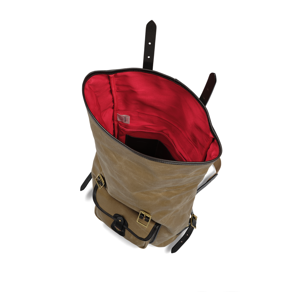 CRT Vintage Waxed Roll Top Backpack