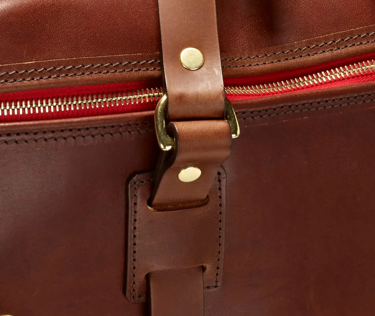 CRT Vintage Leather Duffle Holdall