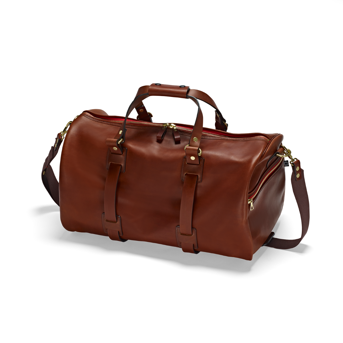 CRT Vintage Leather Duffle Holdall