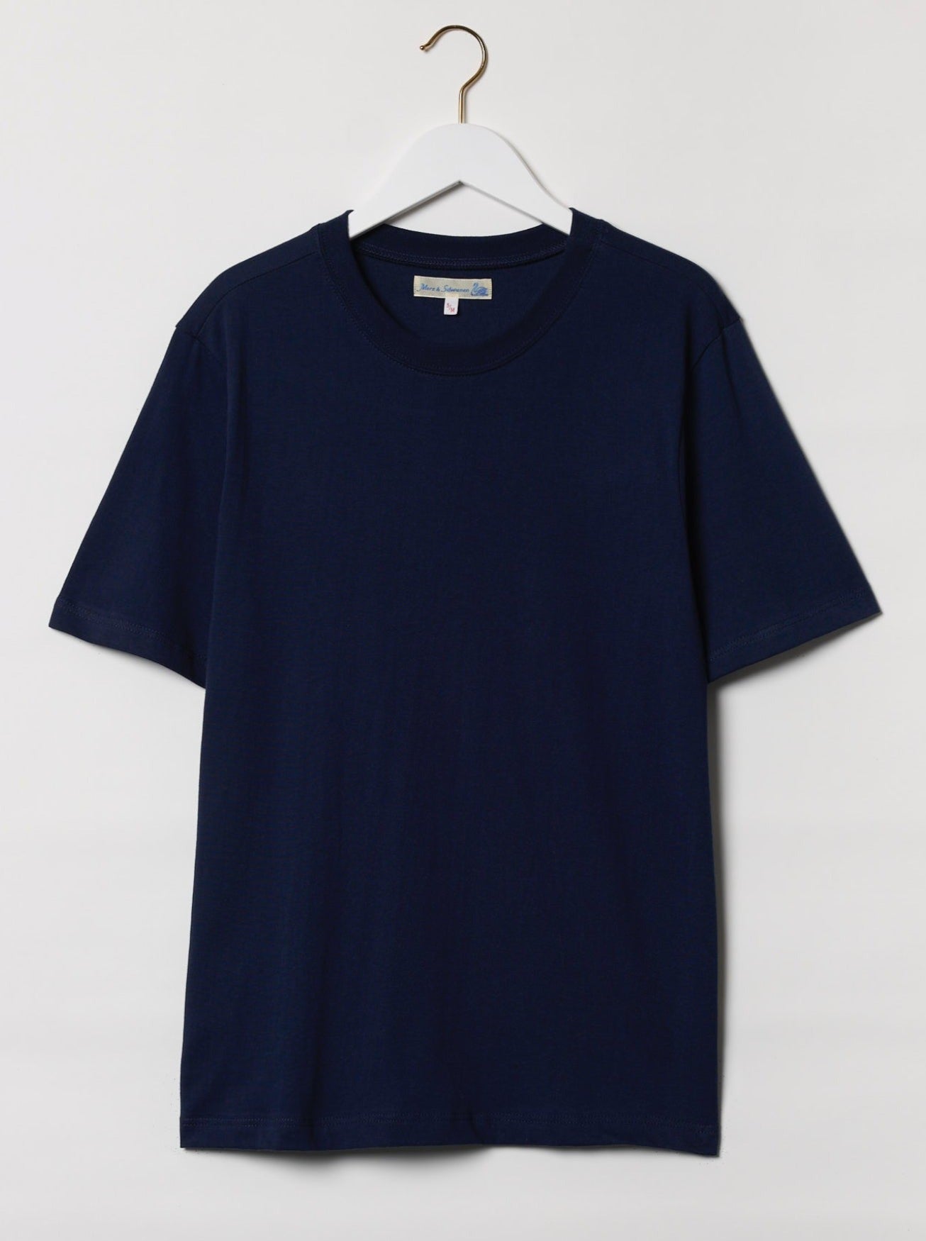 MZB Men's 1940's Relaxed T-Shirt Ink Blue