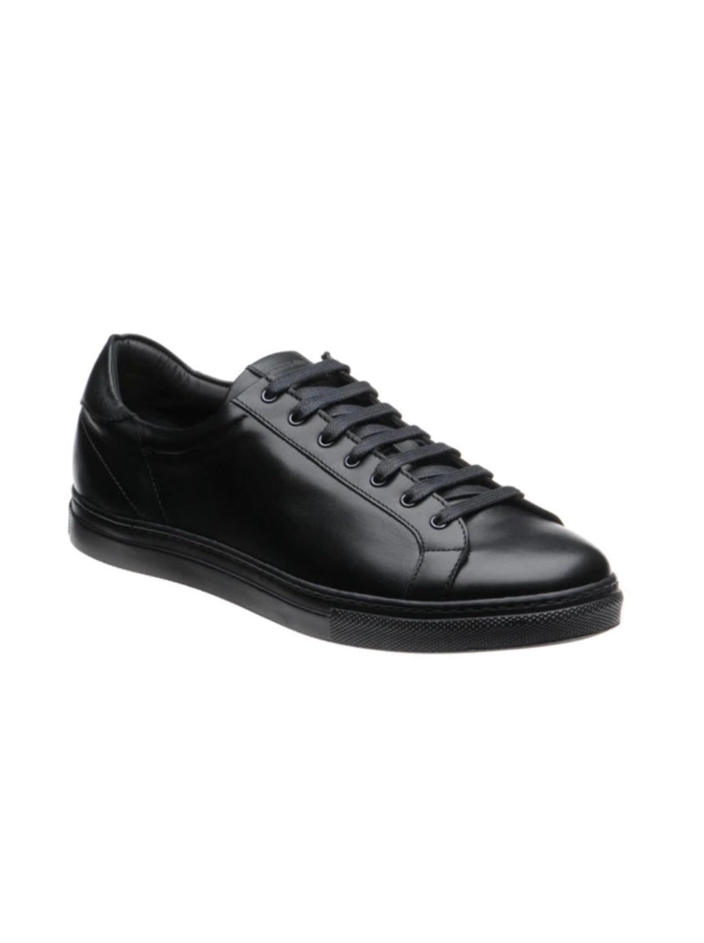 HE SEBASTIAN Leather Sneaker Black