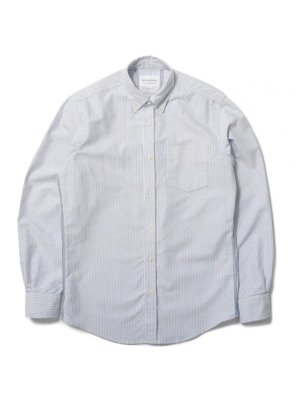 TSH Classic Button Down Oxford Shirt Sky Candy Stripe