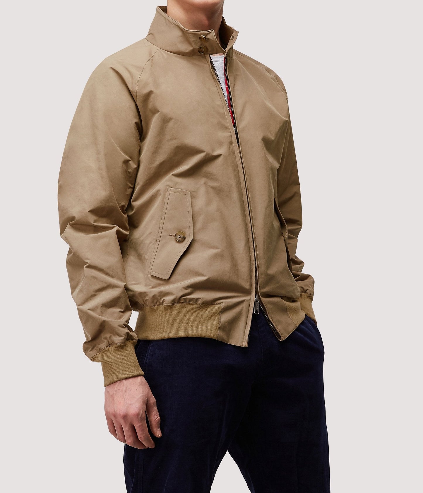 BRA G9 Classic Harrington Jacket Tan