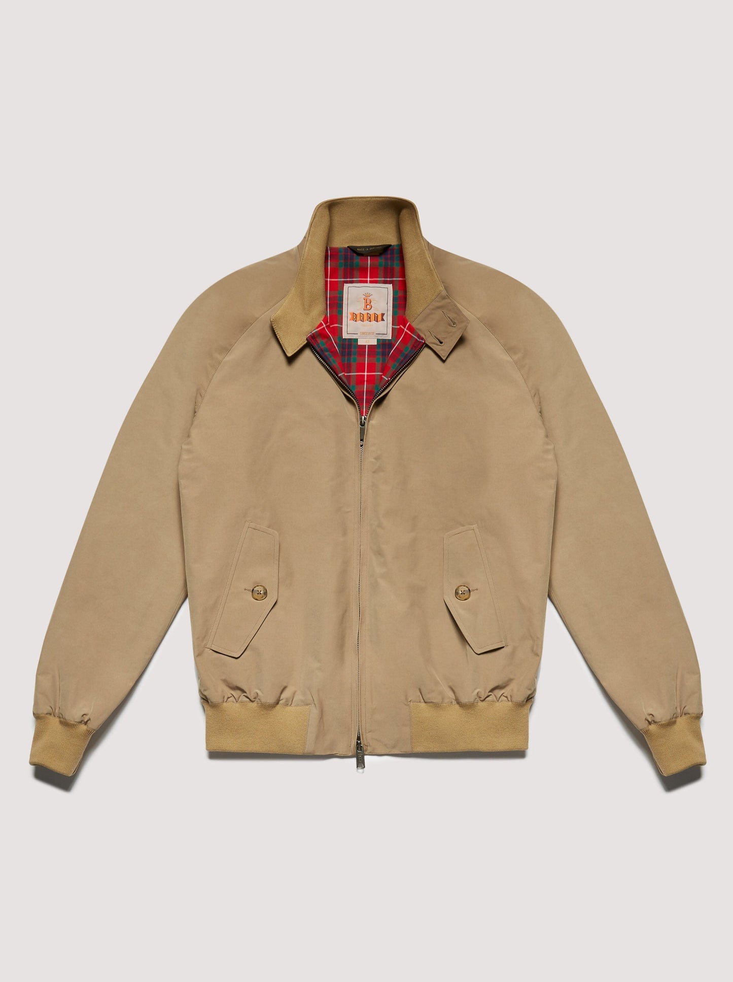 BRA G9 Classic Harrington Jacket Tan