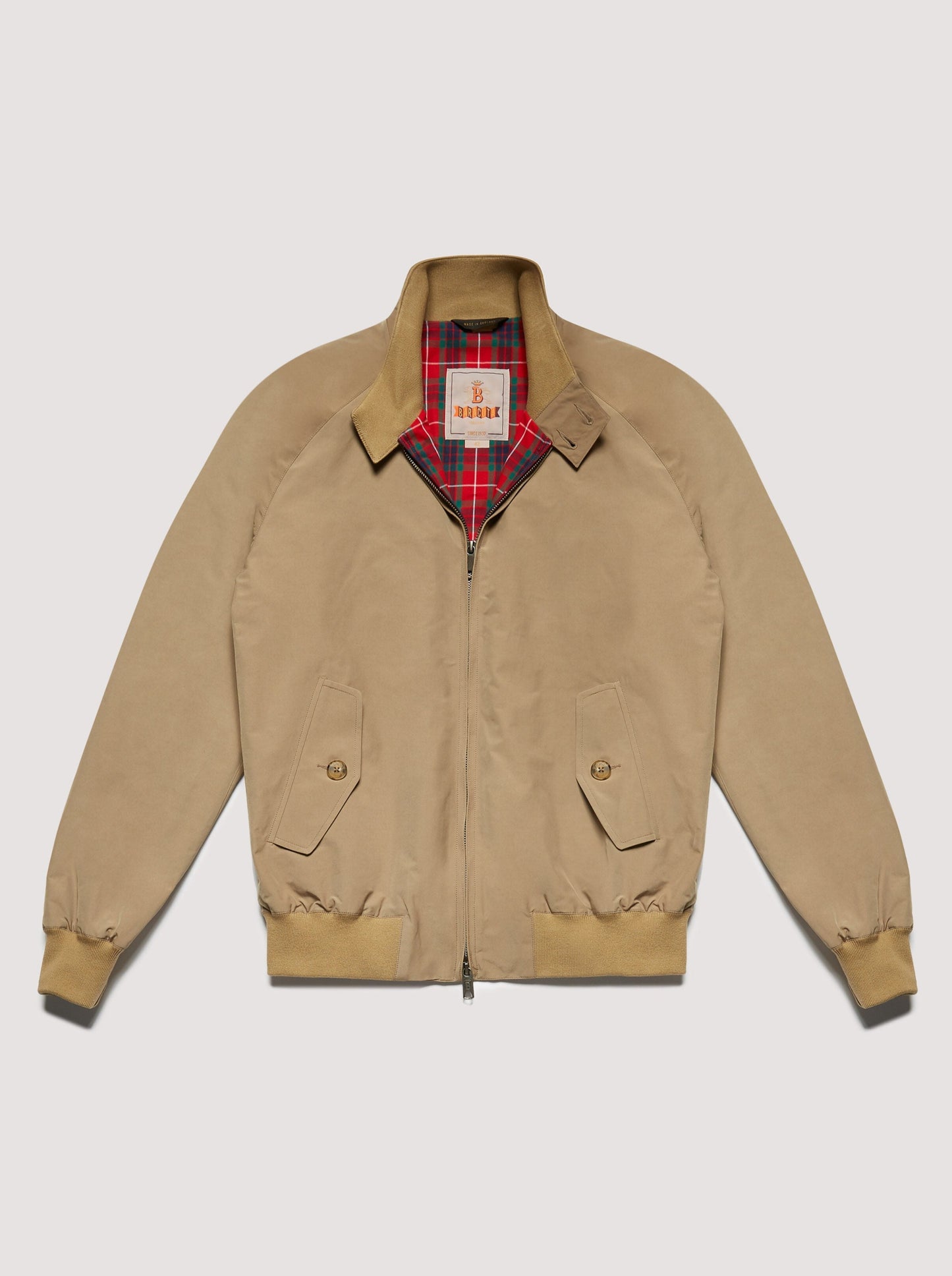 BRA G9 Classic Harrington Jacket Tan