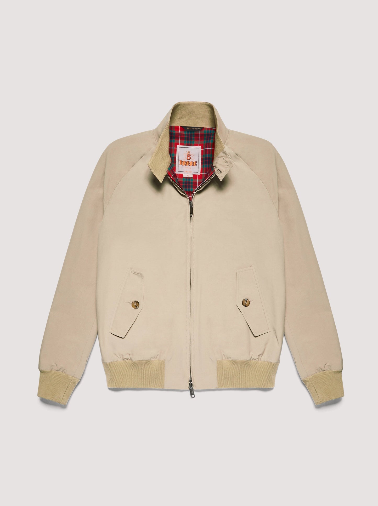 BRA G9 Classic Harrington Jacket Natural