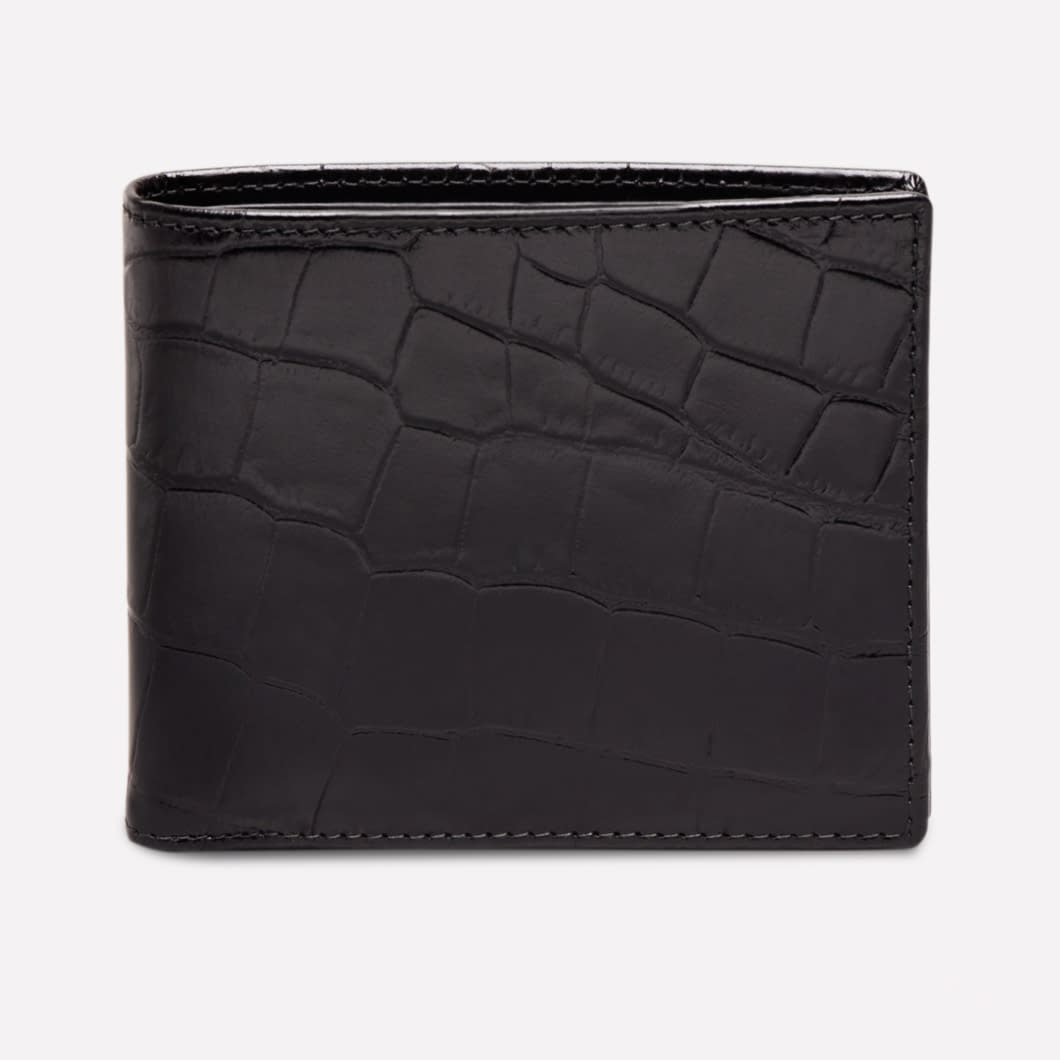 ETR CROCO Billfold Wallet with 6 C/C