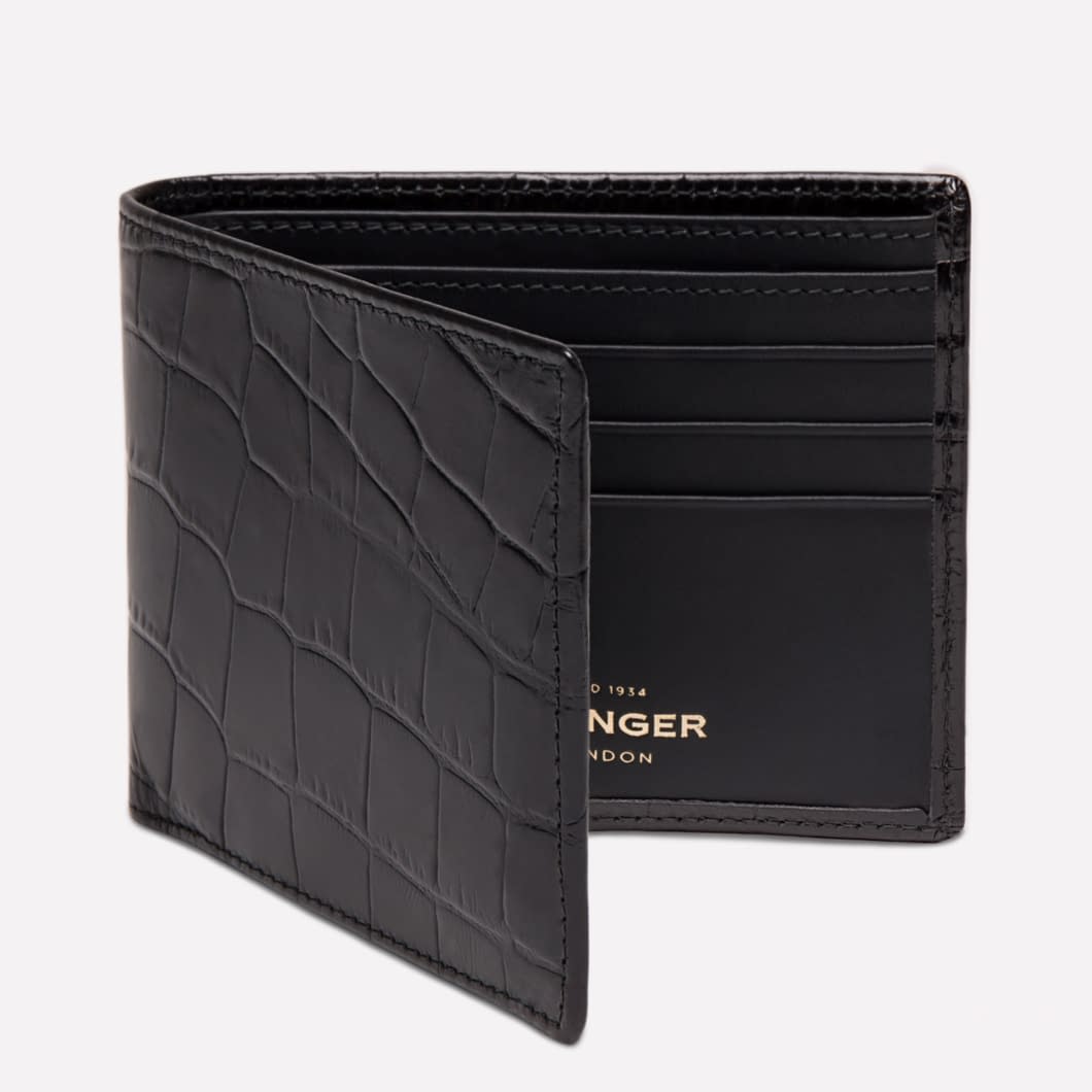ETR CROCO Billfold Wallet with 6 C/C