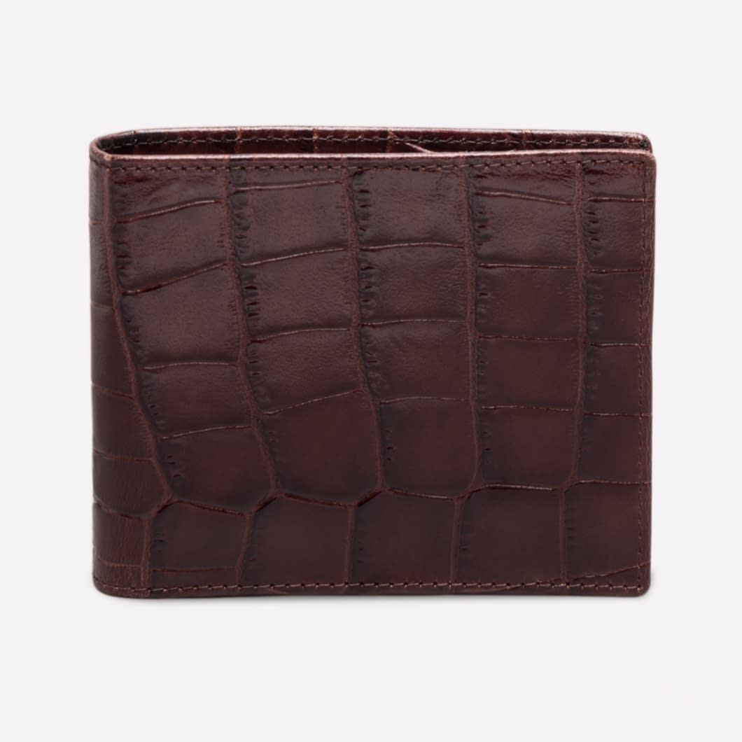 ETR CROCO Billfold Wallet with 6 C/C
