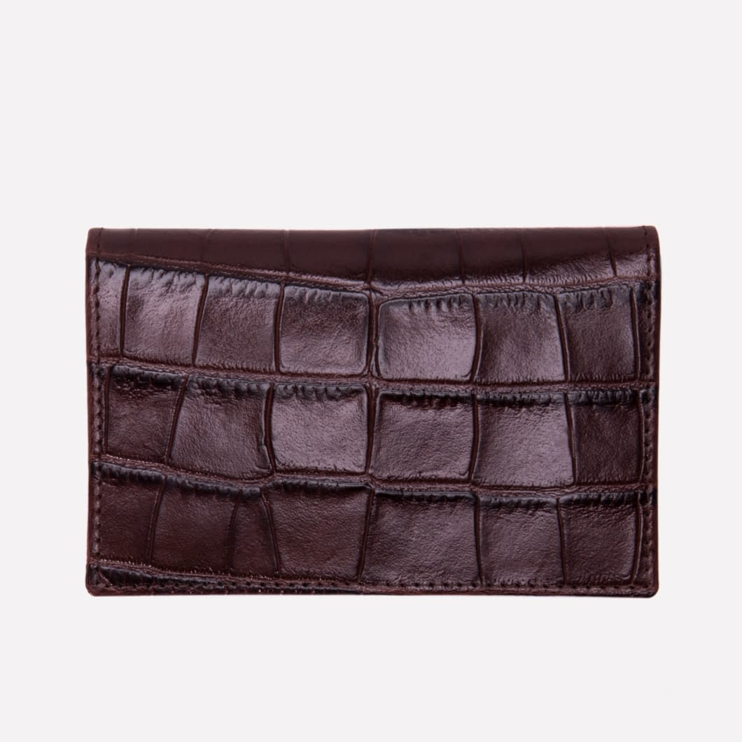 ETR Croco Visiting Card Case
