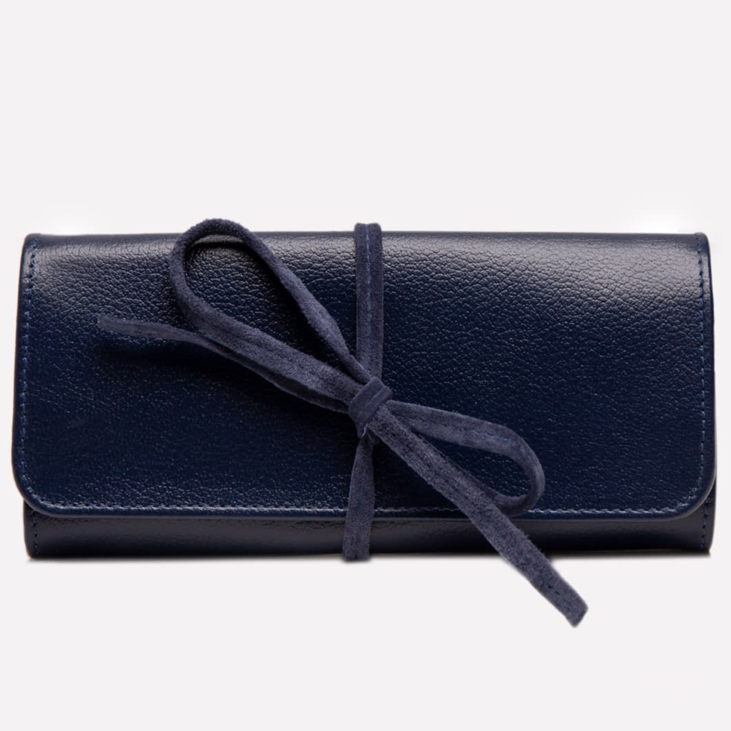 ETR CAPRA Ecru Large Jewellery Roll