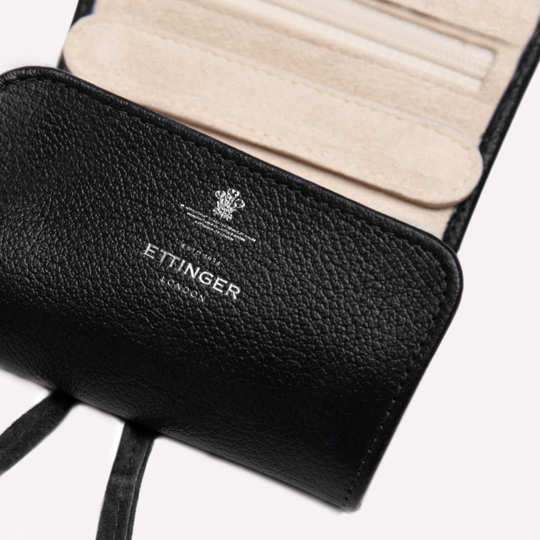 ETR CAPRA Ecru Mini Jewellery Roll
