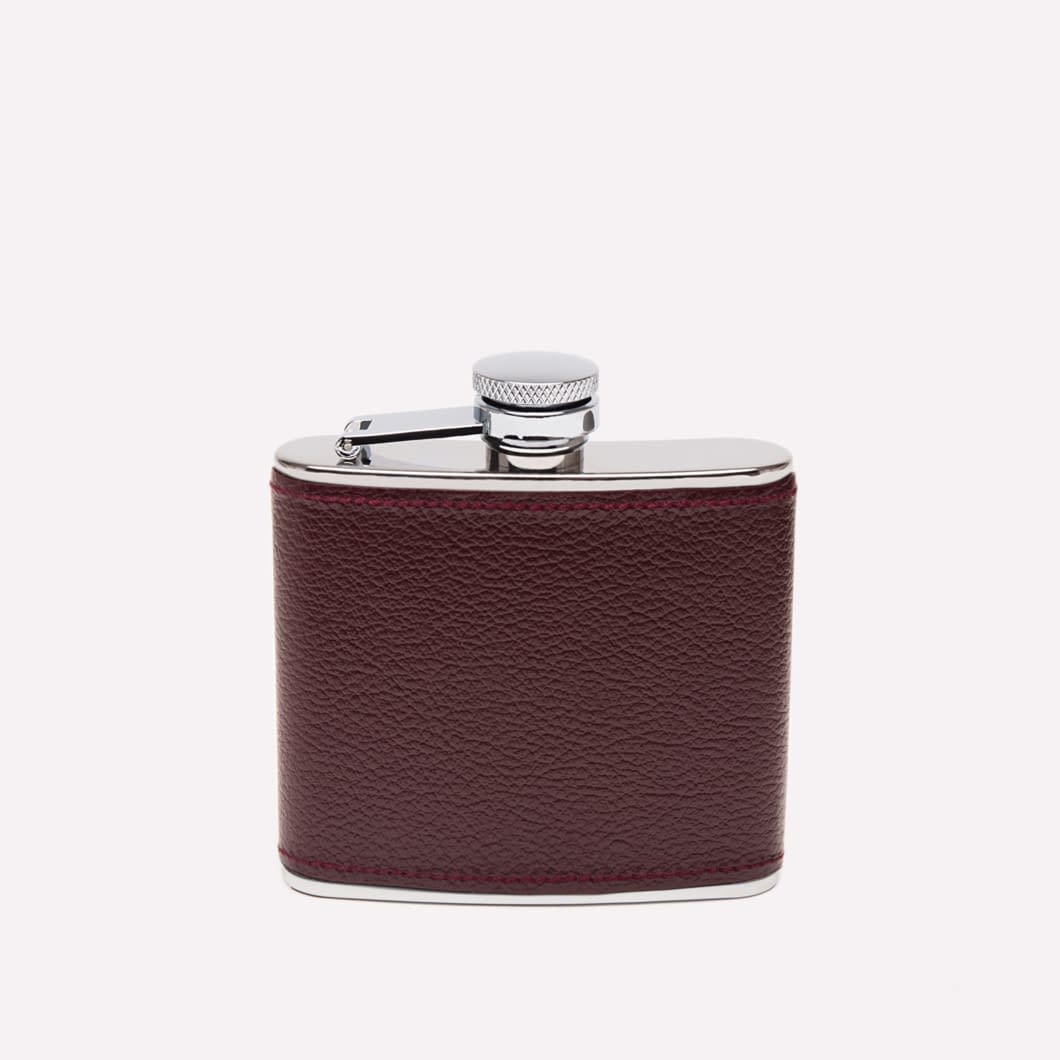 ETR CAPRA 4oz Leather Bound Hip Flask