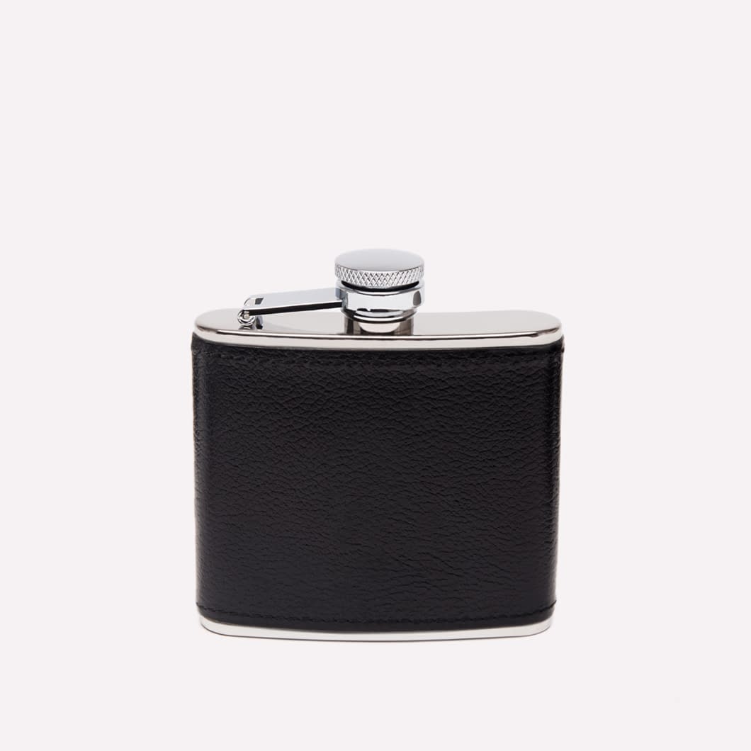 ETR CAPRA 4oz Leather Bound Hip Flask