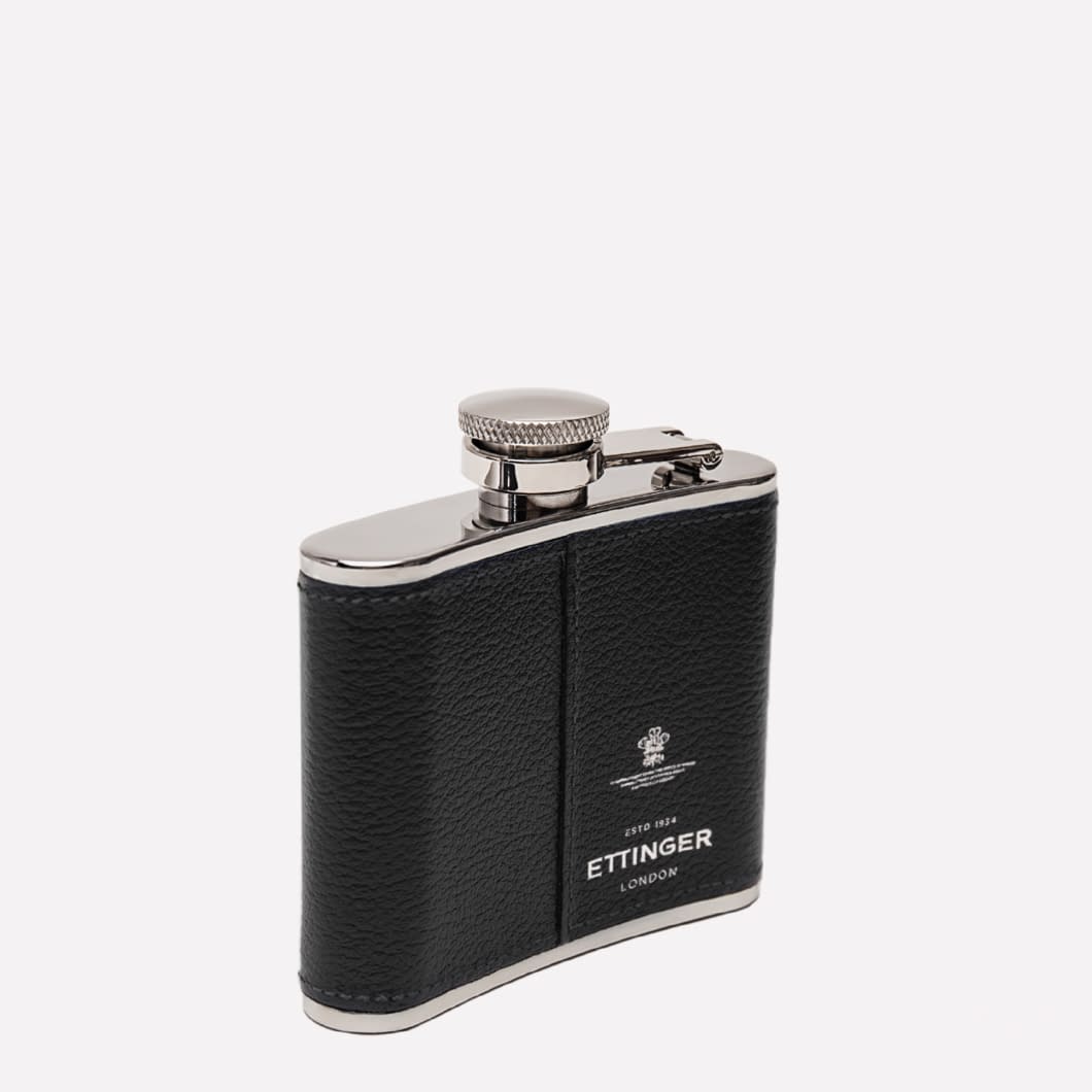 ETR CAPRA 4oz Leather Bound Hip Flask