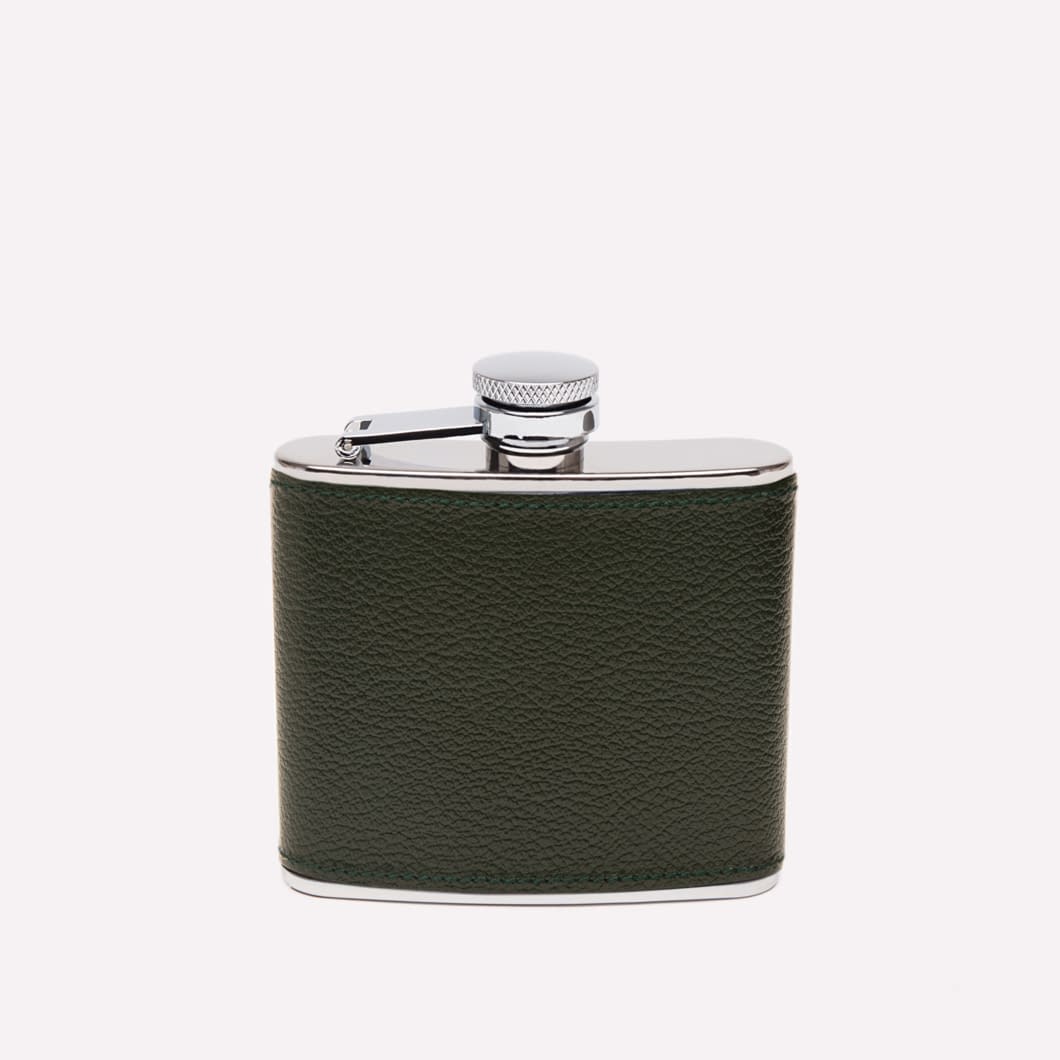 ETR CAPRA 4oz Leather Bound Hip Flask