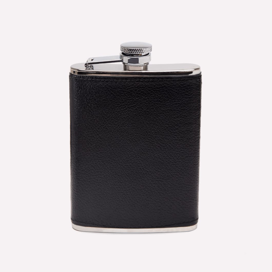 ETR CAPRA 6oz Leather Bound Hip Flask