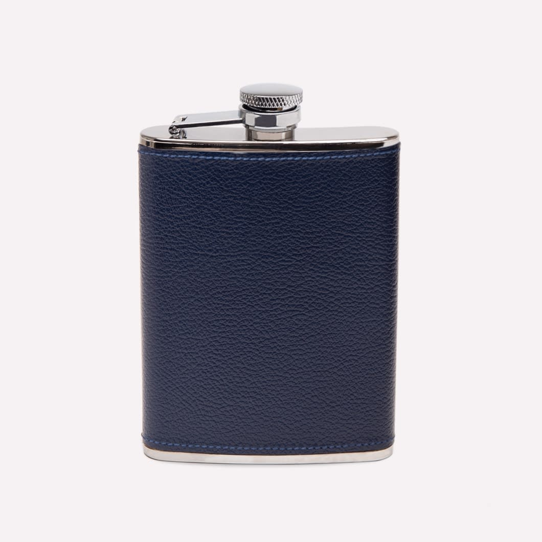 ETR CAPRA 6oz Leather Bound Hip Flask