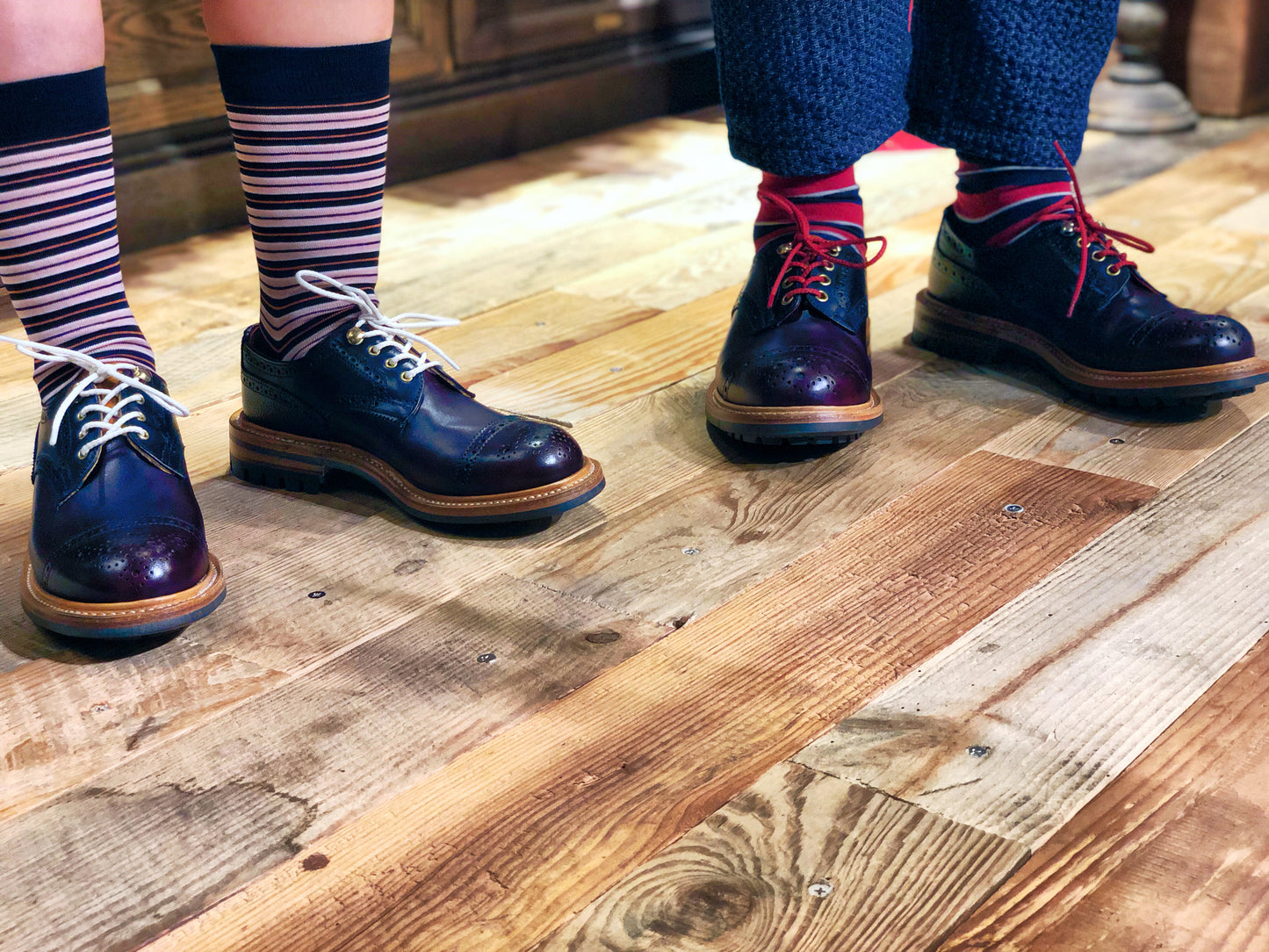 TKS x HOUSES MTO8 Ladies ANNE Commando Burgundy & Navy