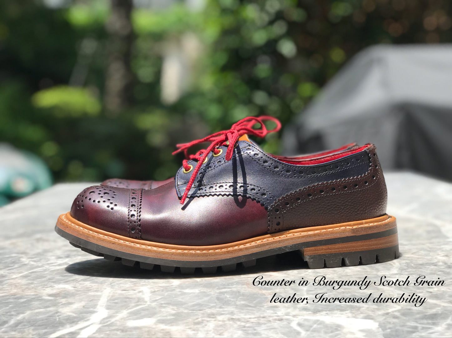 TKS x HOUSES MTO8 Ladies ANNE Commando Burgundy & Navy