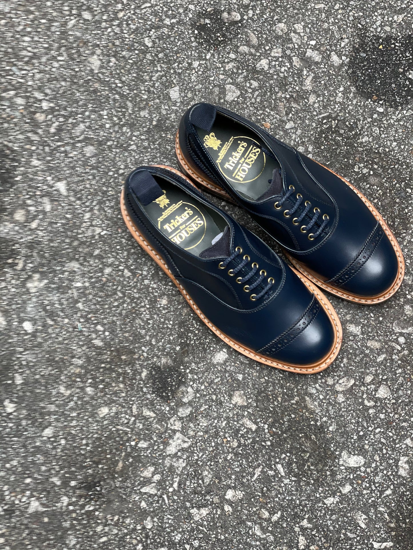 TKS MTO20 Ladies OXFORD Toecap Navy