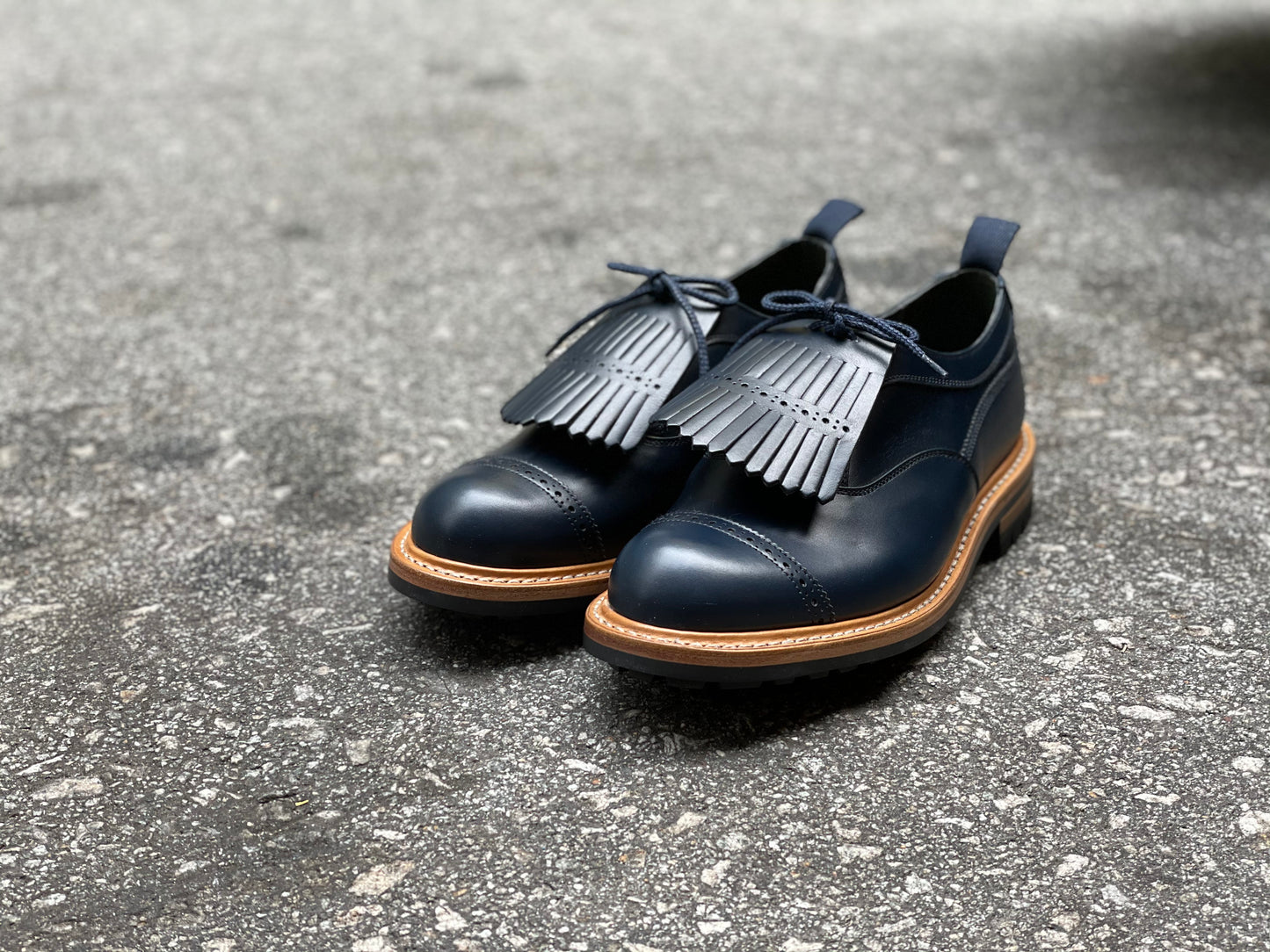 TKS MTO20 Ladies OXFORD Toecap Navy
