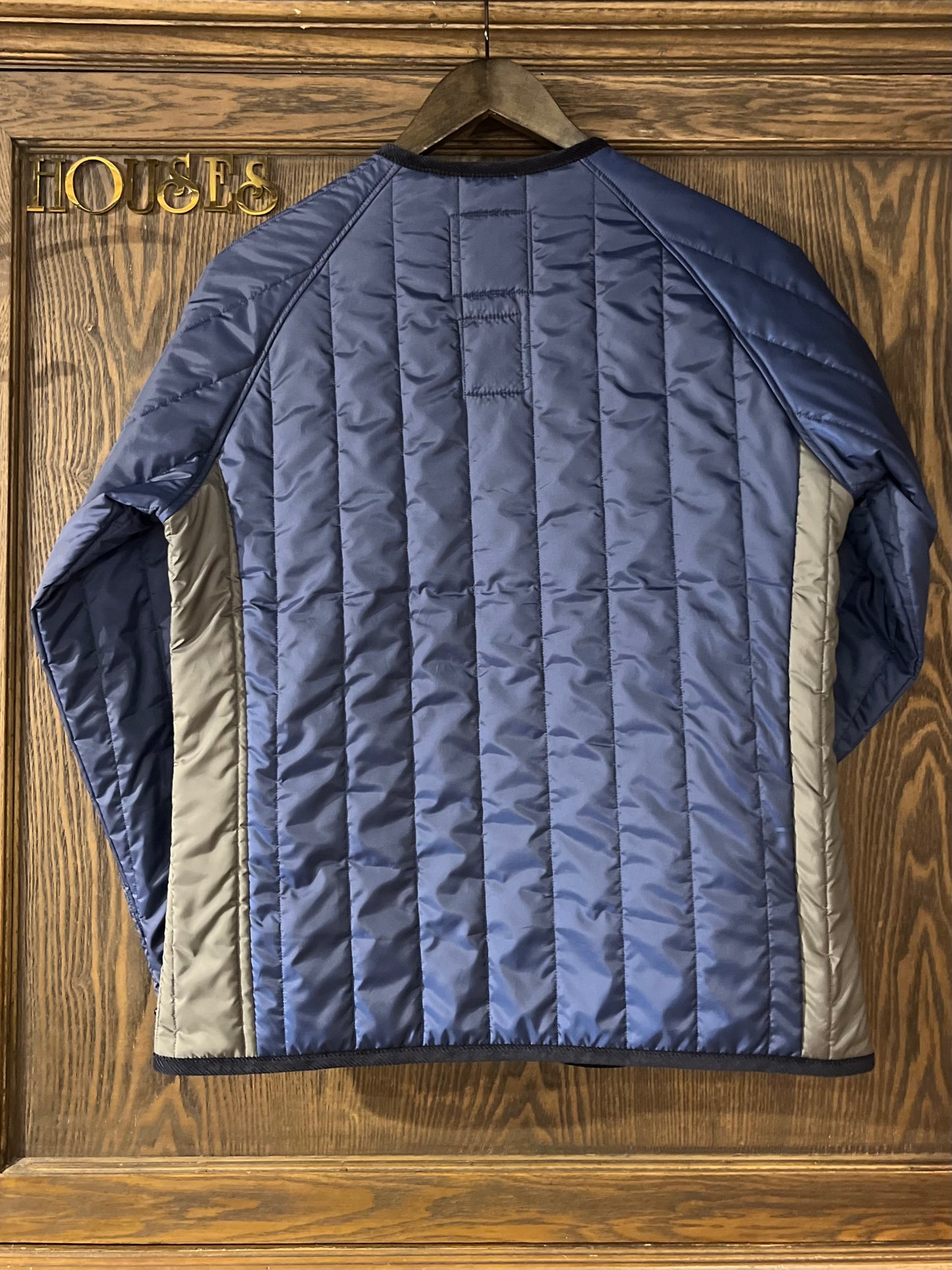 LAVENHAM x HOUSES LANGTON Recycled Lavenster Two Tone V-Neck Jacket