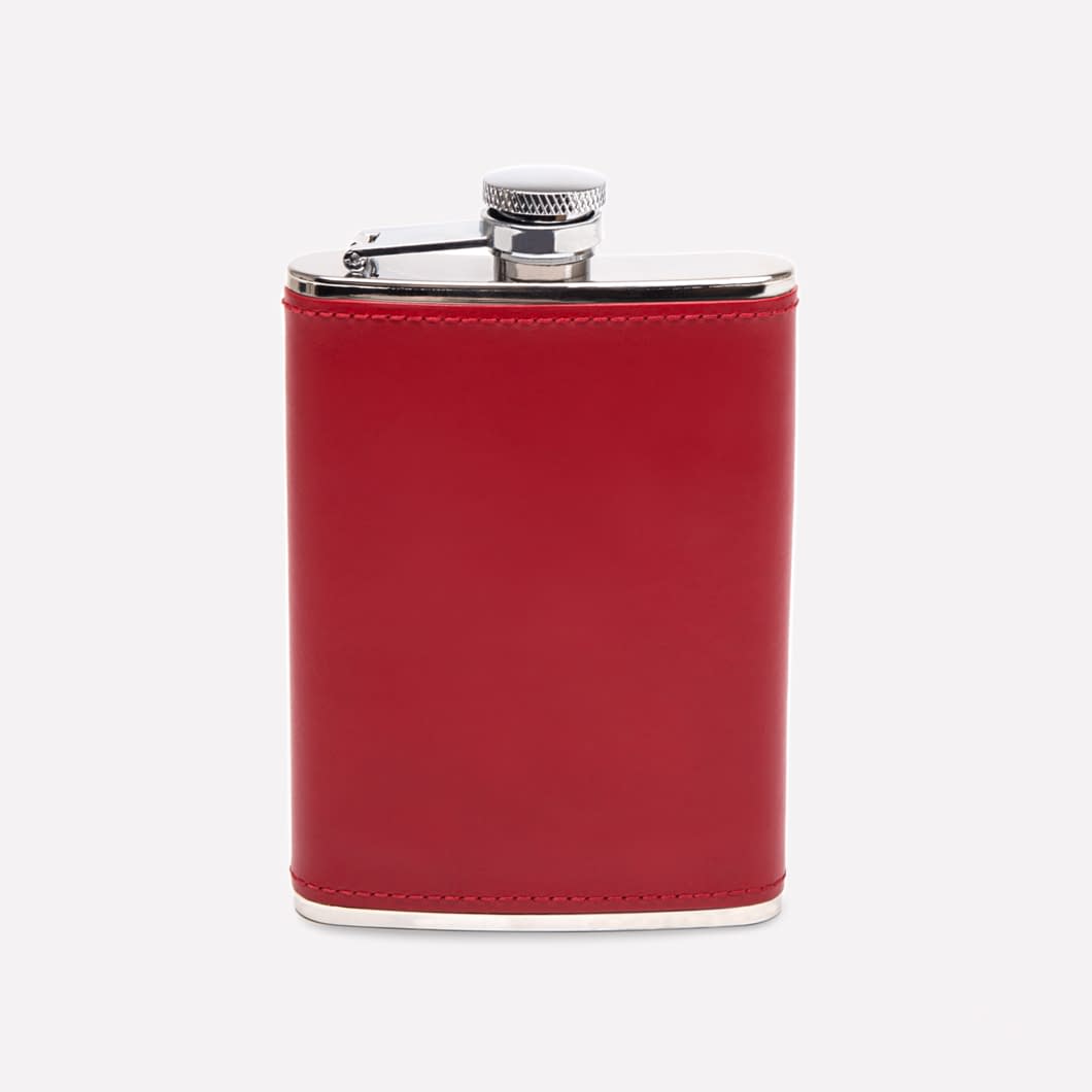 ETR LIFESTYLE 6oz Leather Bound Hip Flask