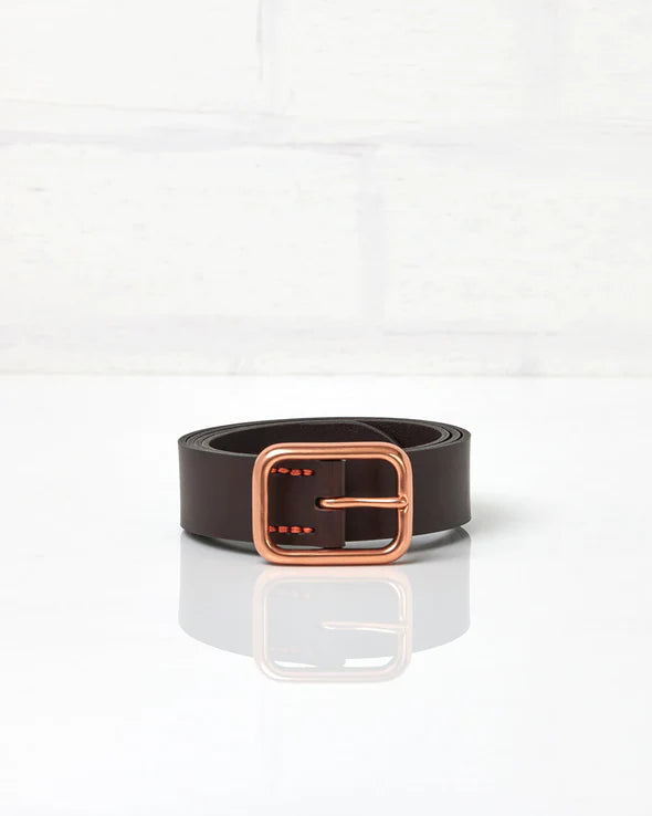 AWL PAVILION Belt - Walnut Brown / Copper