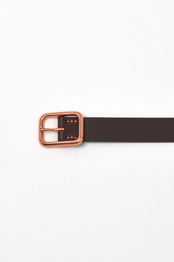 AWL PAVILION Belt - Walnut Brown / Copper