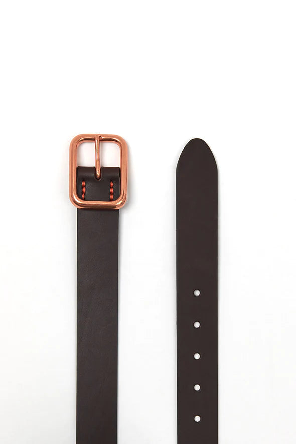 AWL PAVILION Belt - Walnut Brown / Copper