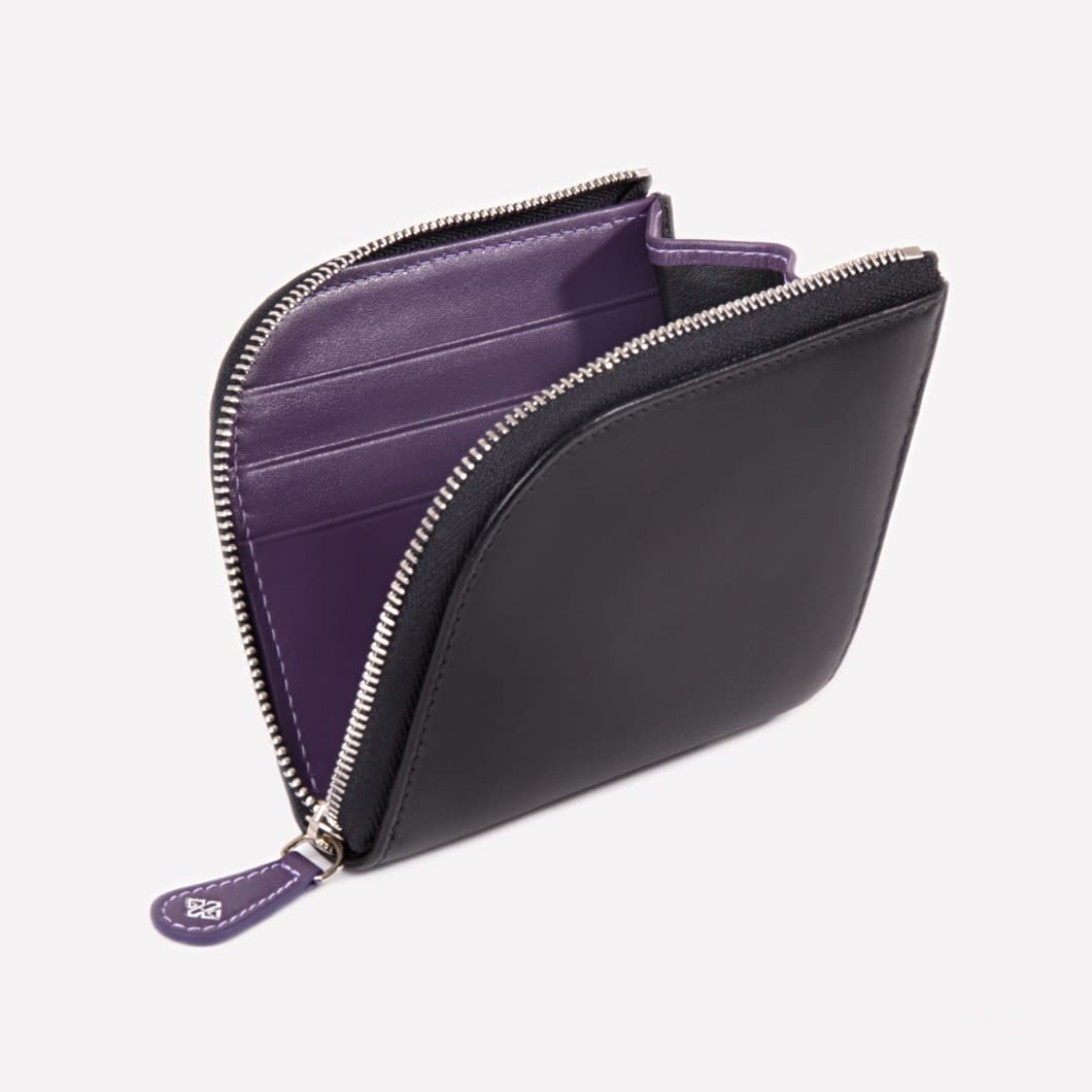 ETR Sterling Zipped Curved Wallet with Key Strap