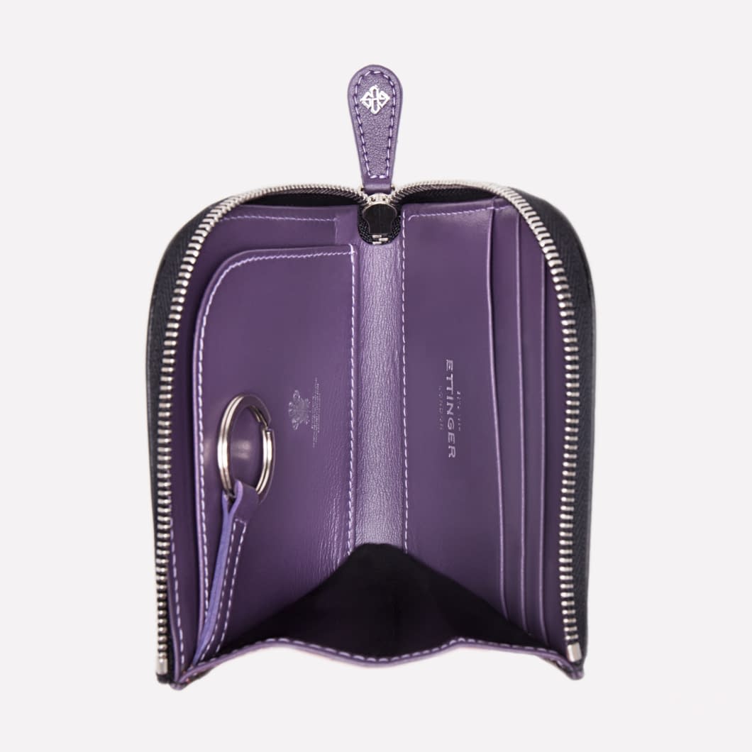 ETR Sterling Zipped Curved Wallet with Key Strap