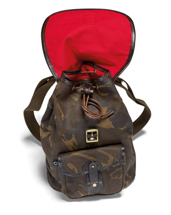 CRT CAMOUFLAGE Waxed Rucksack Draw String