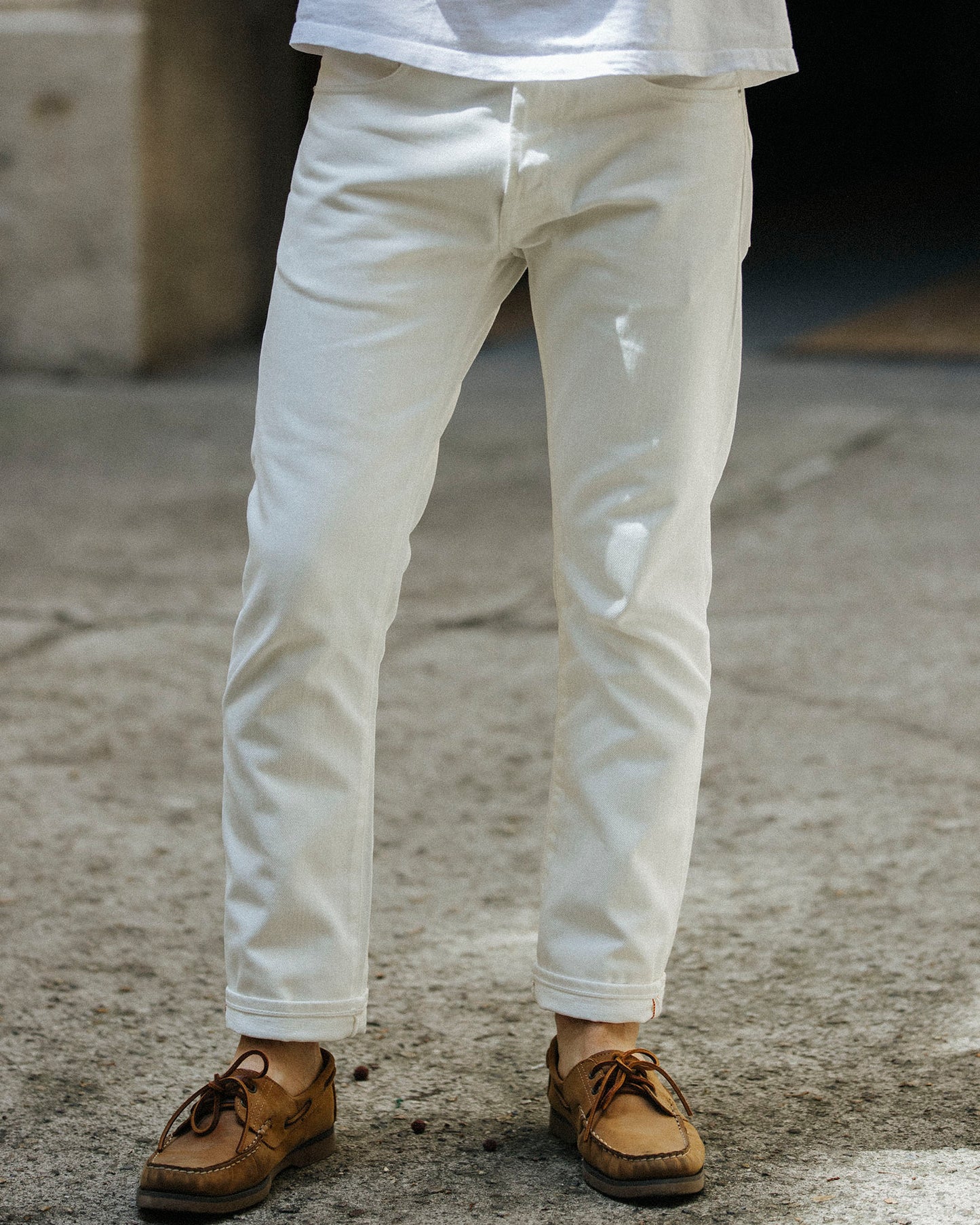 FTA JOHN Selvedge White Denim