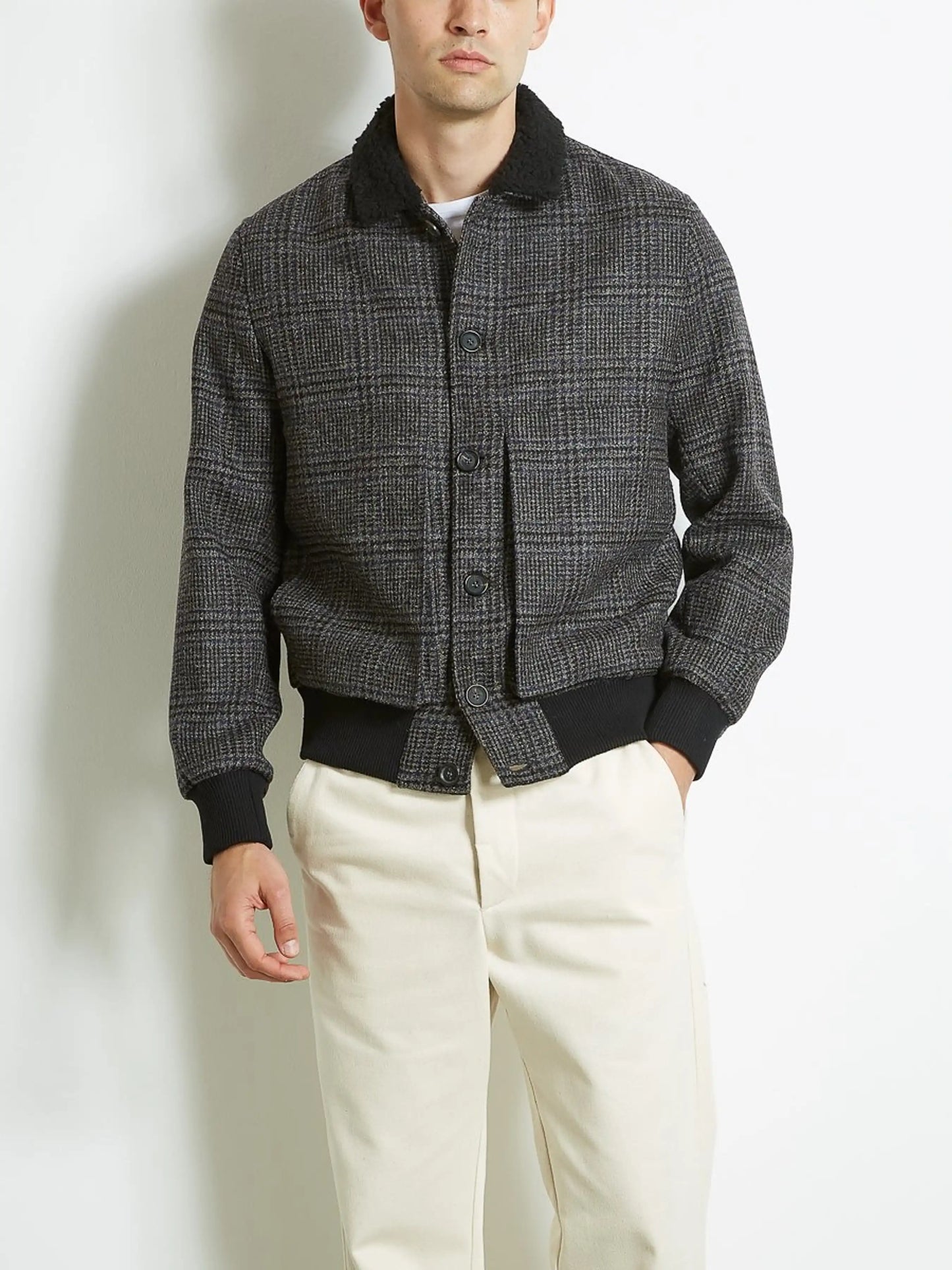 OSR LINFIELD Bomber Jacket Hartnet Charcoal
