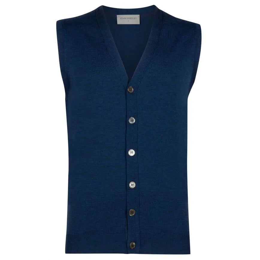 JSY STAVELY Men Merino Wool Wasitcoat Classic
