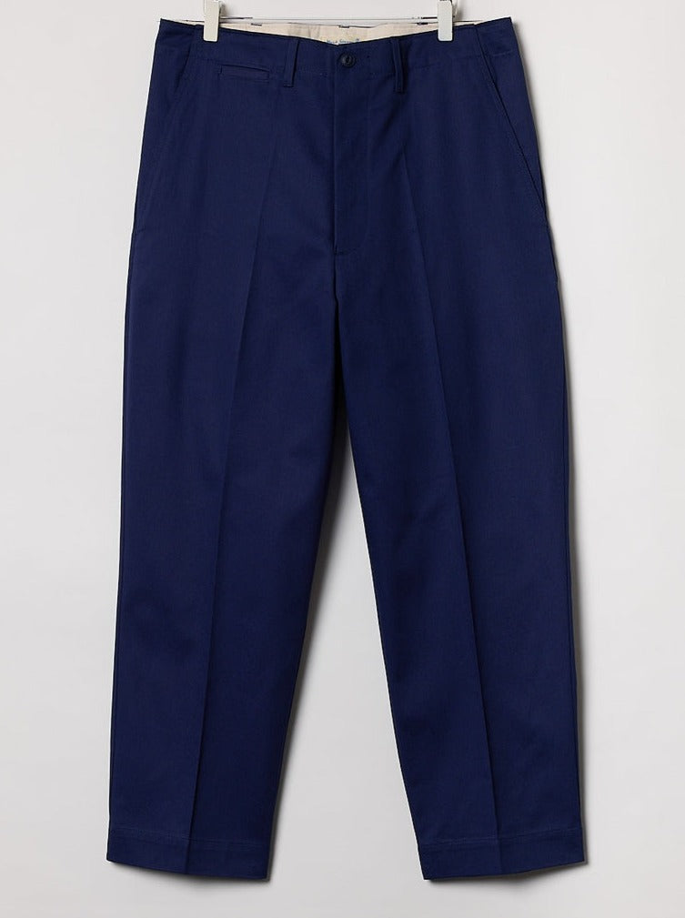 MERZB CHINO01 Cotton Twill Chino Ink Blue