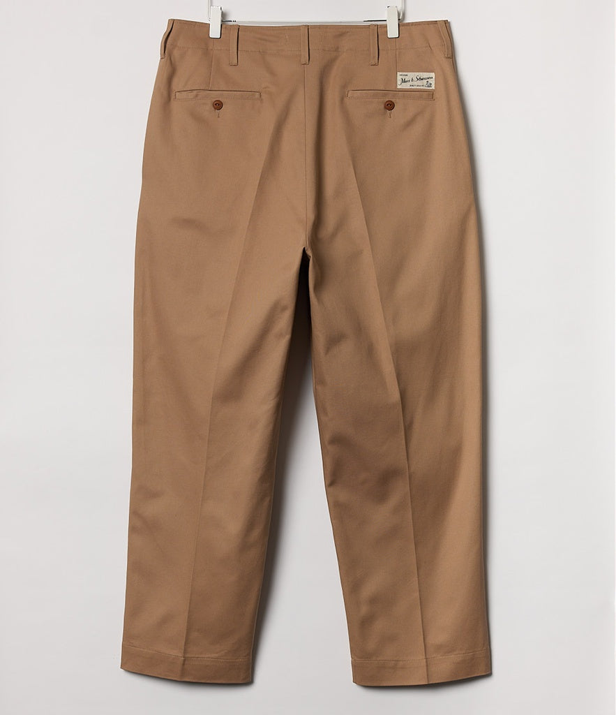 MERZB CHINO01 Cotton Twill Chino Khaki