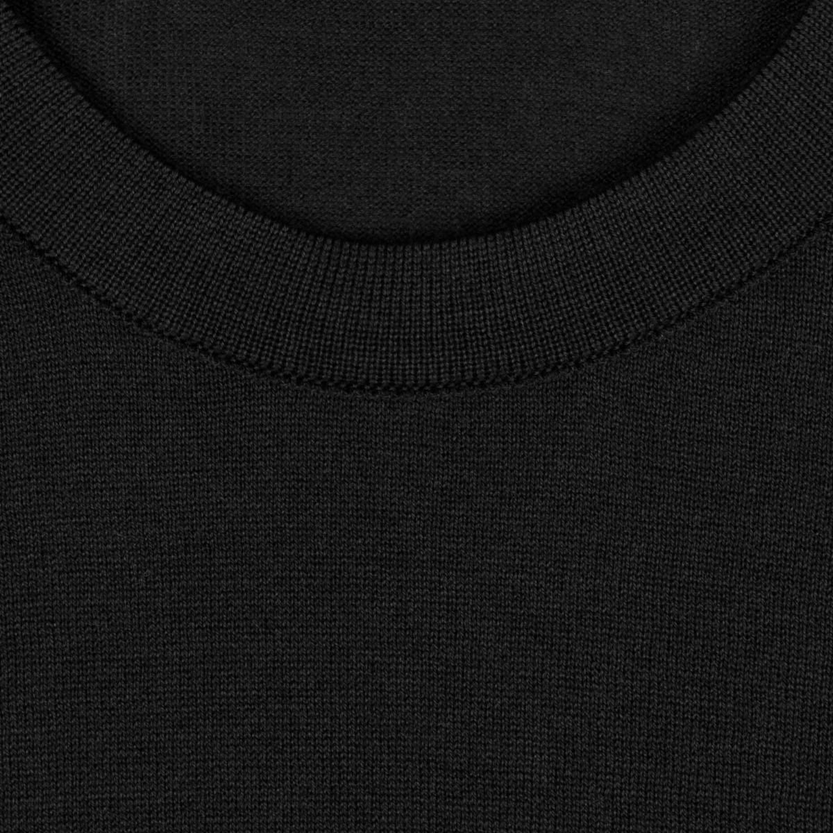 JSY LORCA Men Sea Island Cotton T-Shirt Black