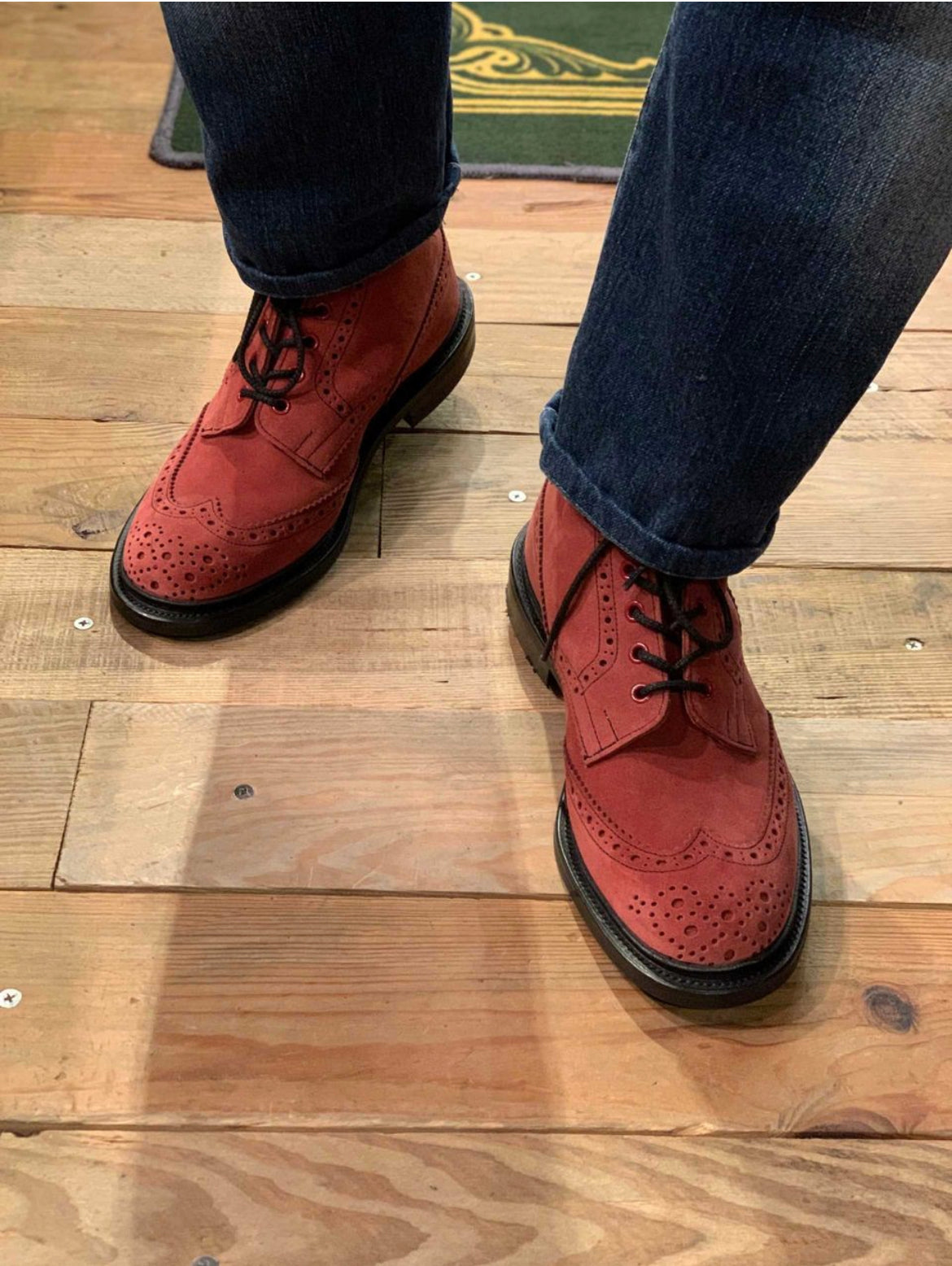 TKS STOW Dainite Sole Red Ox Reserve Suede