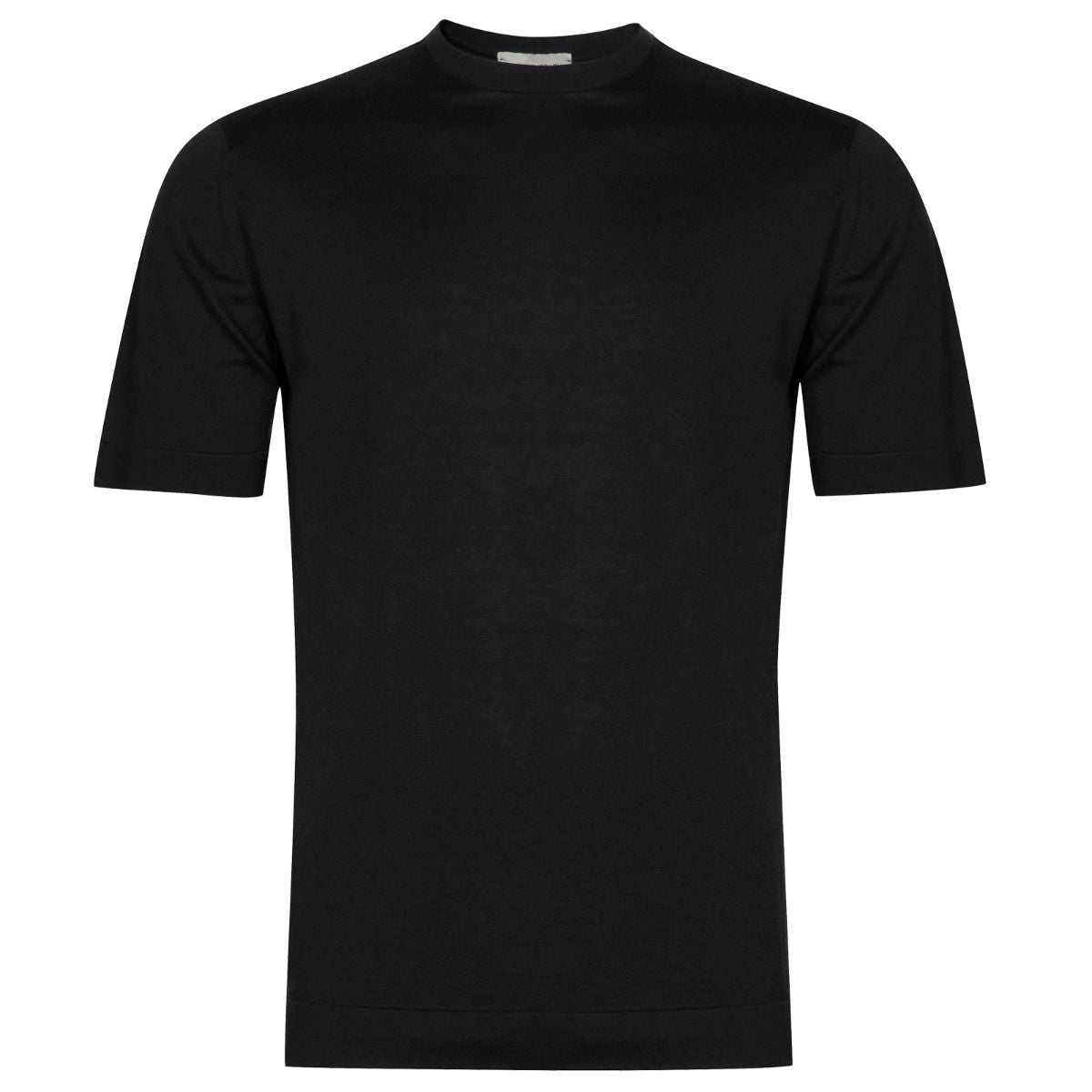 JSY LORCA Men Sea Island Cotton T-Shirt Black