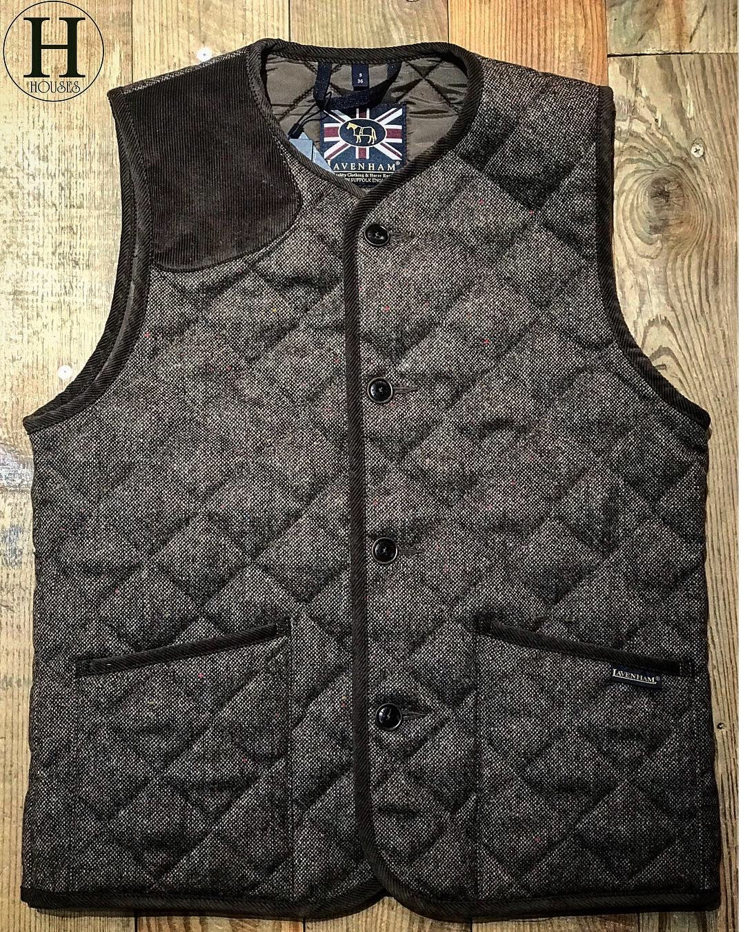 LVH Tweed Gilets DP Hightown Brown