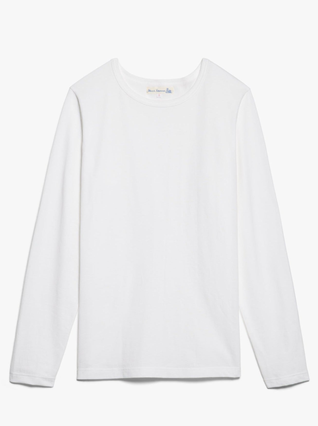 MZB Men's 1950sLS T-shirt Long sleeve White