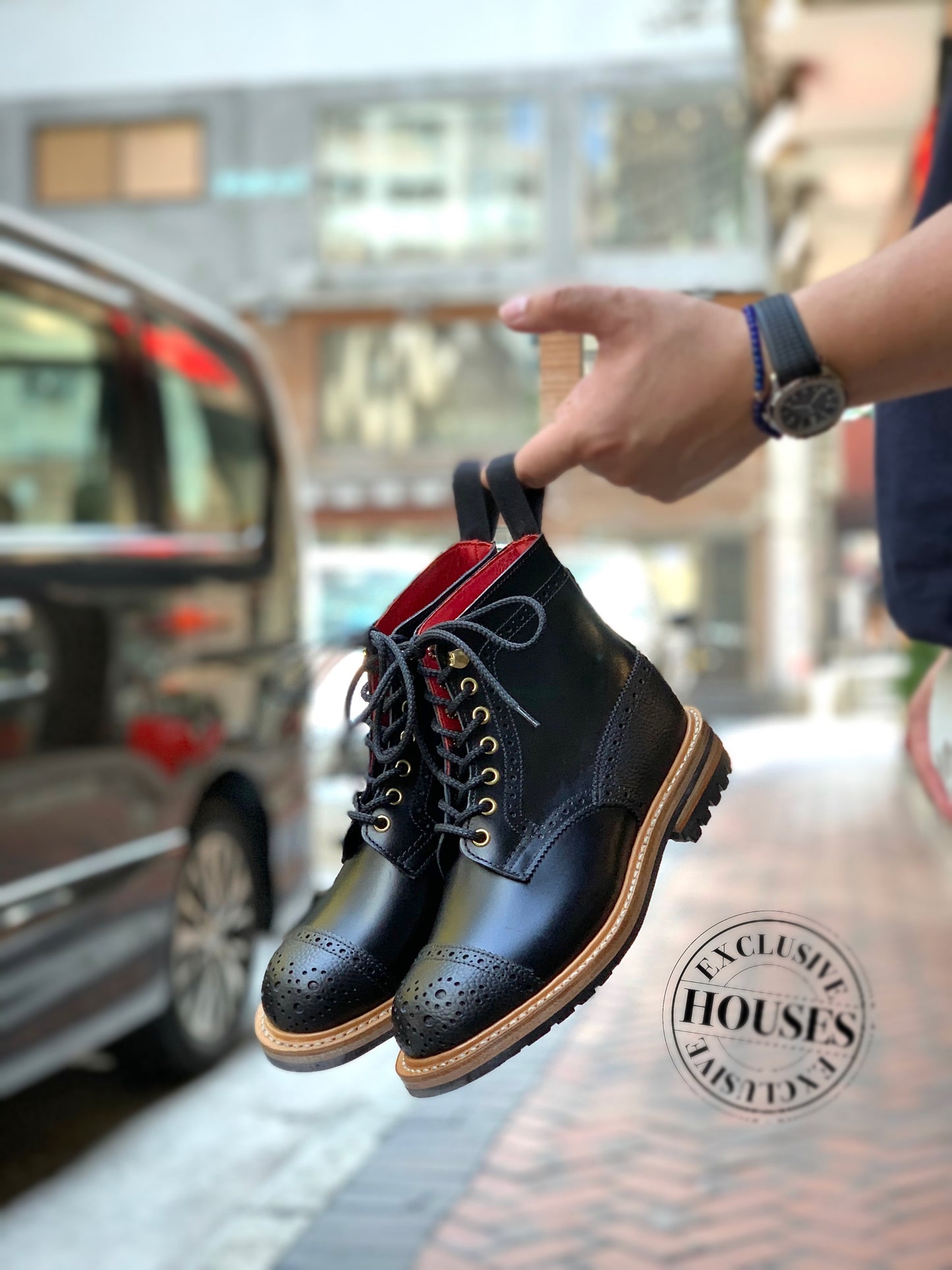 TKS MTO18 Ladies STEPHY Toecap Black Boot