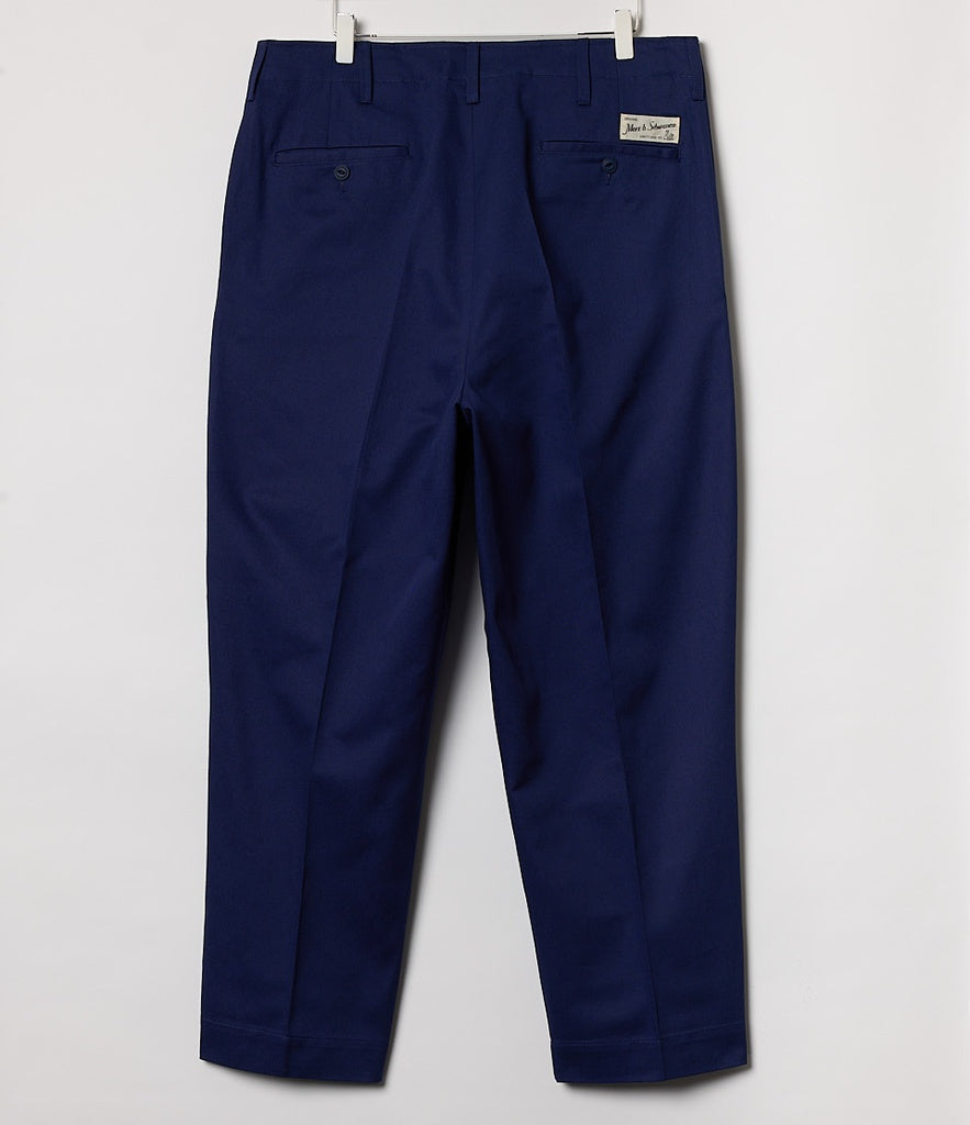 MZB CHINO01 Cotton Twill Chino Ink Blue