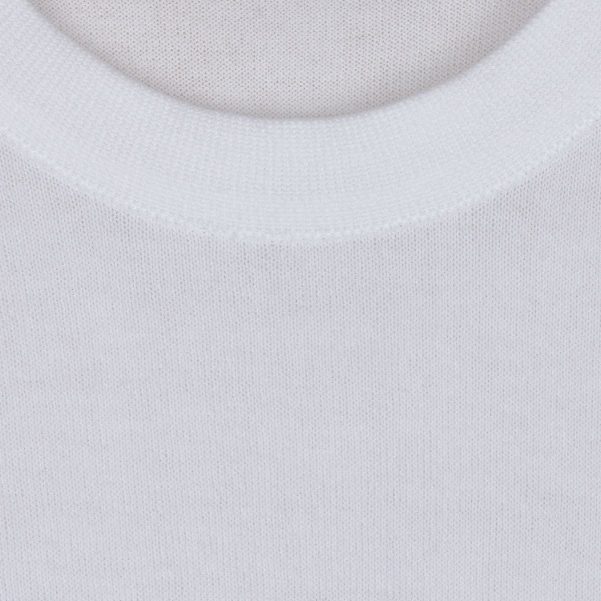 JSY LORCA Men Sea Island Cotton T-Shirt White