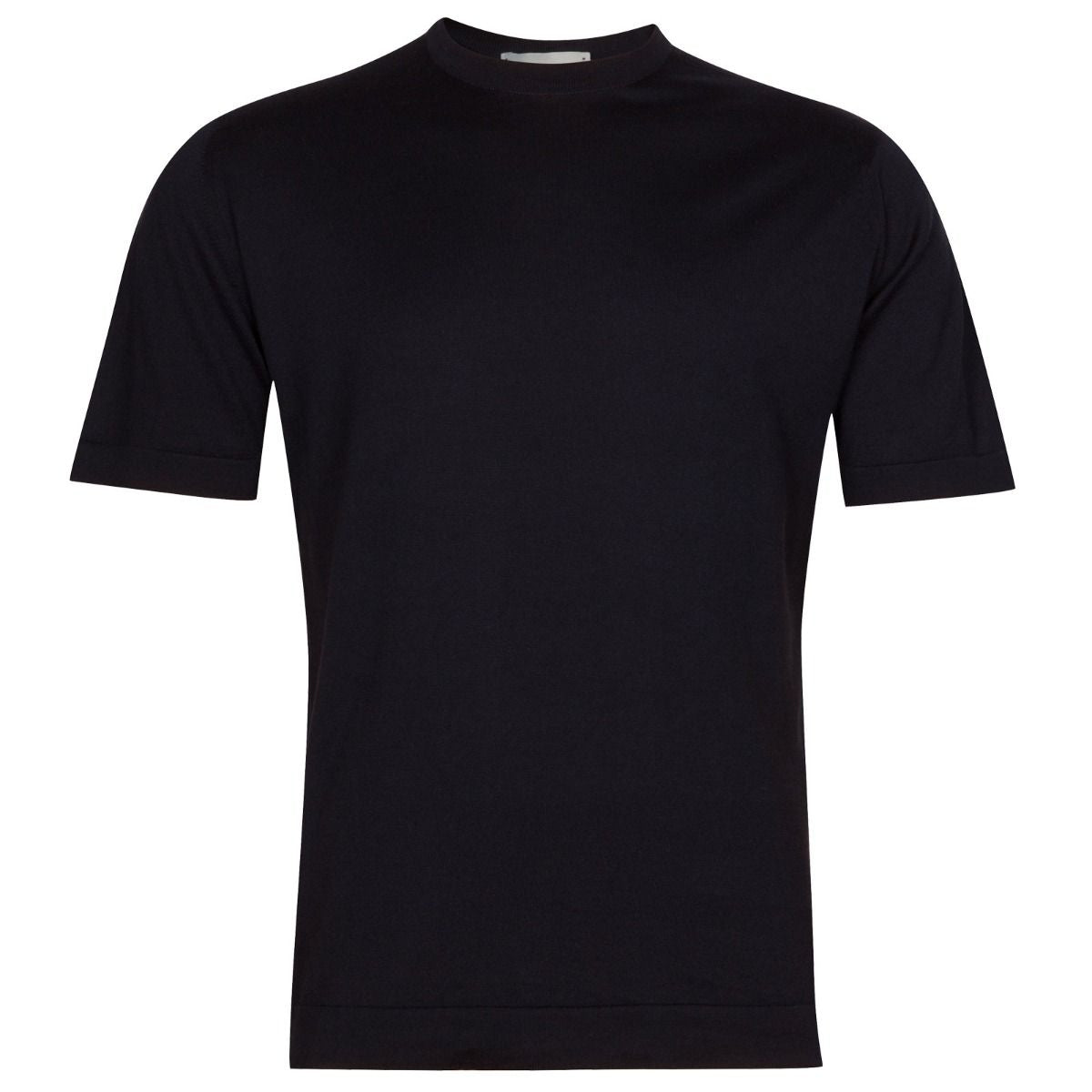 JSY LORCA Men Sea Island Cotton T-Shirt Navy